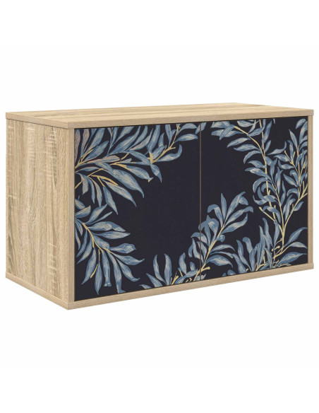 Mobile TV da Parete DOKKUM 69 x 33 x 40 cm Rovere Sonoma