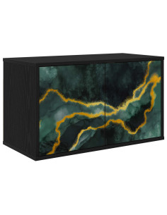 Mobile TV da Parete WIJHE 69 x 33 x 40 cm Rovere Nero