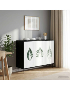 Credenza HANAU Rovere Nero 102 x 33 x 76 cm