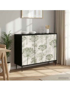 Credenza GOTHA Rovere Nero 102 x 33 x 76 cm