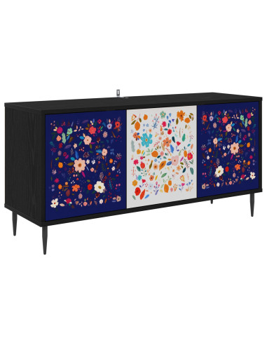 Mobile TV MAINZ 102 x 33 x 51 cm Rovere Nero