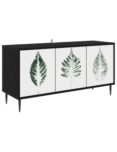Mobile TV HANAU 102 x 33 x 51 cm Rovere Nero