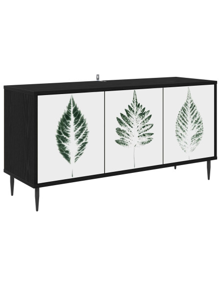 Mobile TV HANAU 102 x 33 x 51 cm Rovere Nero