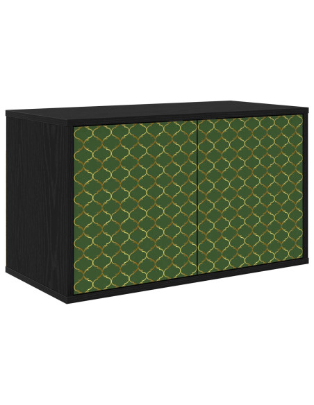 Mobile TV da Parete GELEEN 69 x 33 x 40 cm Rovere Nero