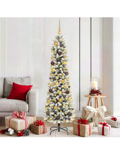 Albero di Natale artificiale Bianco 180 cm