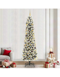 Albero di Natale artificiale Bianco 240 cm