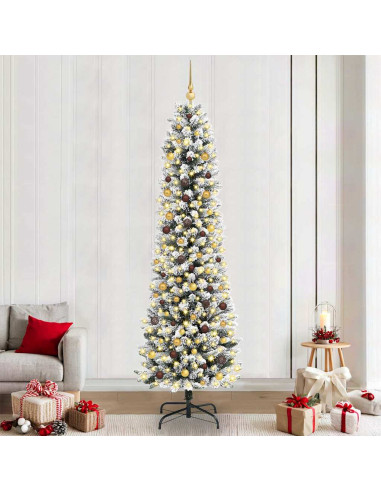 Albero di Natale artificiale Bianco 240 cm