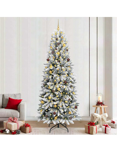Albero di Natale artificiale Bianco 240 cm