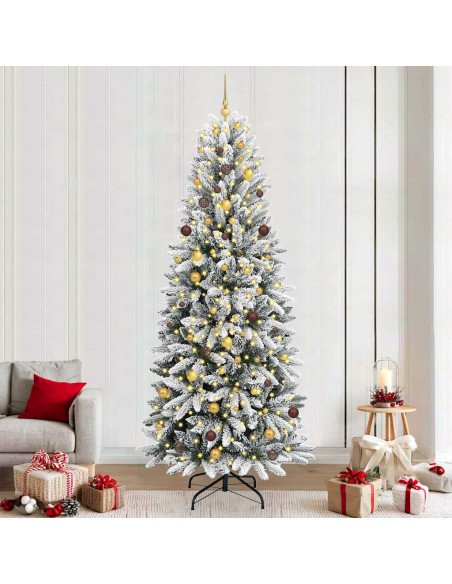 Albero di Natale artificiale Bianco 240 cm