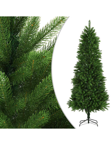 Albero di Natale Preilluminato con Palline 240 cm Verde