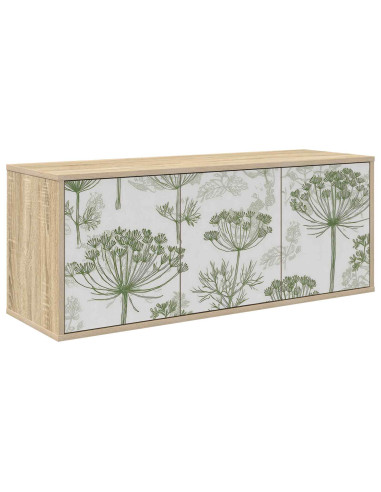 Mobile TV da Parete GOTHA 102 x 33 x 40 cm Rovere Sonoma