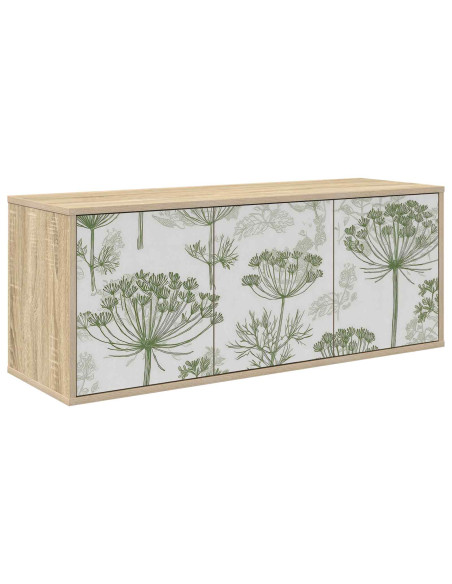 Mobile TV da Parete GOTHA 102 x 33 x 40 cm Rovere Sonoma
