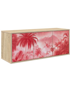 Mobile TV da Parete AACHEN 102 x 33 x 40 cm Rovere Sonoma