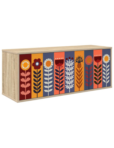 Mobile TV da Parete ESSEN 102 x 33 x 40 cm Rovere Sonoma