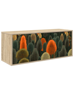 Mobile TV da Parete ZAANDAM 102 x 33 x 40 cm Rovere Sonoma