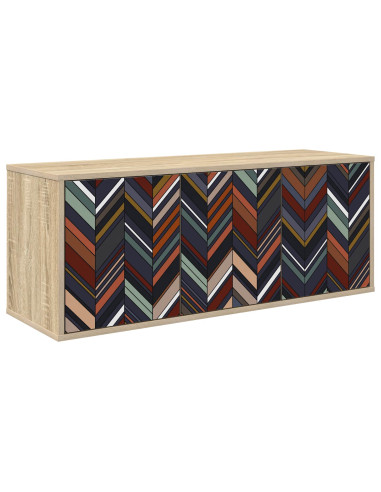 Mobile TV da Parete OMMEN 102 x 33 x 40 cm Rovere Sonoma