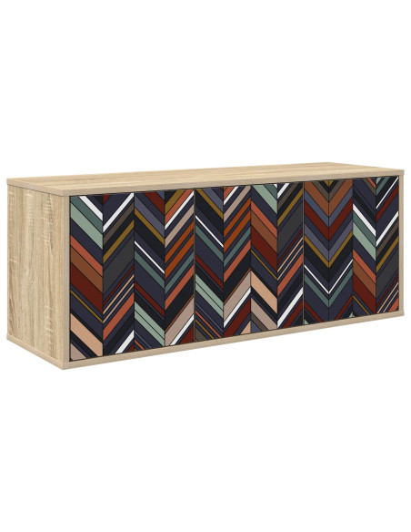 Mobile TV da Parete OMMEN 102 x 33 x 40 cm Rovere Sonoma