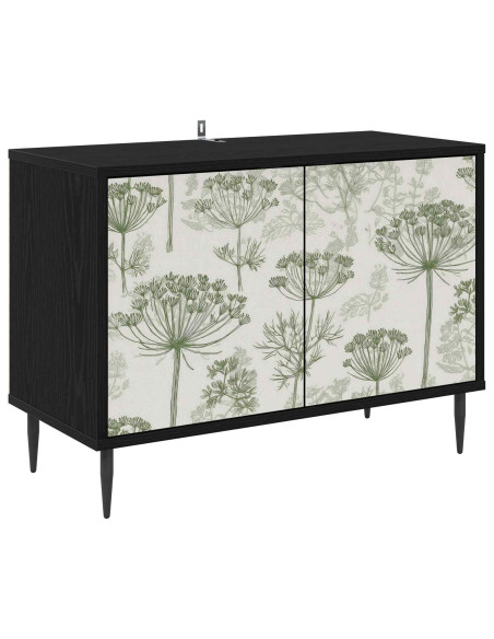 Mobile TV GOTHA 69 x 33 x 50,5 cm Rovere Nero