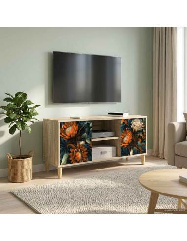 Mobile TV LOCHEM 102 x 33 x 50 cm Sonoma Legno ingegnerizzato
