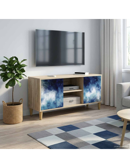 Mobile TV RAALTE 102 x 33 x 50 cm Sonoma Legno ingegnerizzato