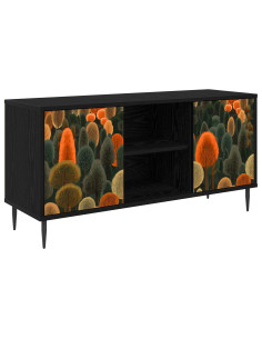 Mobile TV ZAANDAM 102 x 33 x 51 cm Rovere Nero