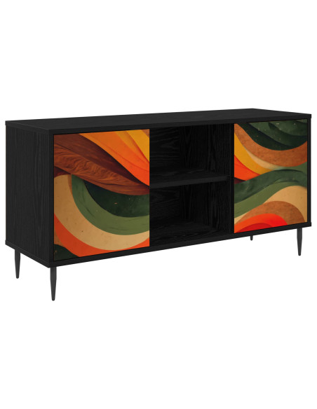 Mobile TV BONN 102 x 33 x 51 cm Rovere Nero