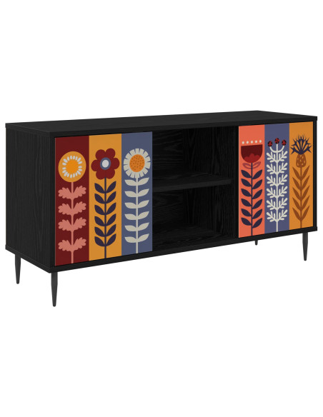 Mobile TV ESSEN 102 x 33 x 51 cm Rovere Nero