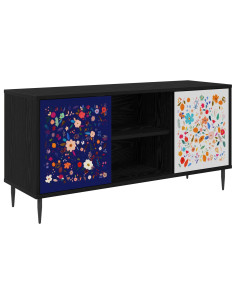 Mobile TV MAINZ 102 x 33 x 51 cm Rovere Nero