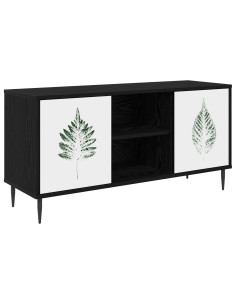 Mobile TV HANAU 102 x 33 x 51 cm Rovere Nero