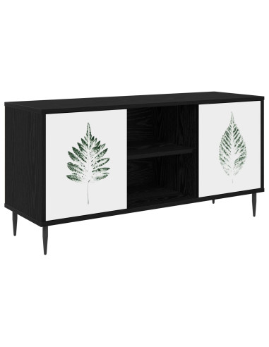 Mobile TV HANAU 102 x 33 x 51 cm Rovere Nero
