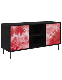 Mobile TV AACHEN 102 x 33 x 51 cm Rovere Nero