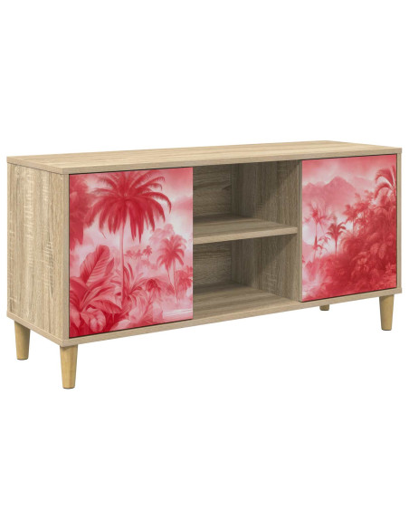 Mobile TV AACHEN 102 x 33 x 50 cm Sonoma Legno ingegnerizzato