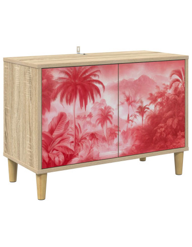 Mobile TV AACHEN 69 x 33 x 50 cm Sonoma Legno ingegnerizzato
