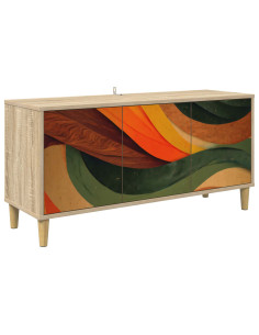 Mobile TV BONN 102 x 33 x 50 cm Sonoma Legno ingegnerizzato