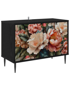 Mobile TV BORNE 69 x 33 x 50,5 cm Rovere Nero