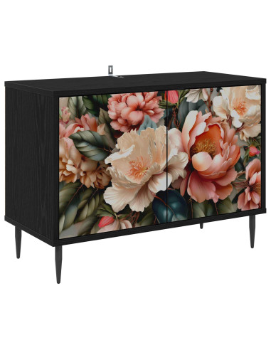 Mobile TV BORNE 69 x 33 x 50,5 cm Rovere Nero