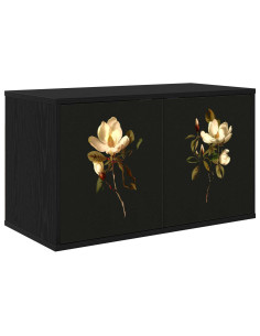 Mobile TV da Parete BREMEN 69 x 33 x 40 cm Rovere Nero