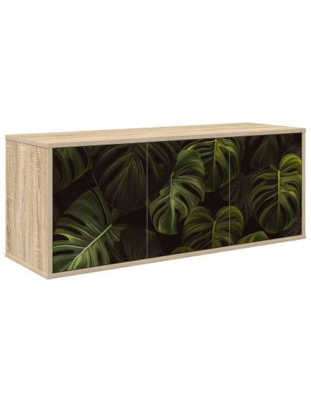 Mobile TV da Parete ELBURG 102 x 33 x 40 cm Rovere Sonoma
