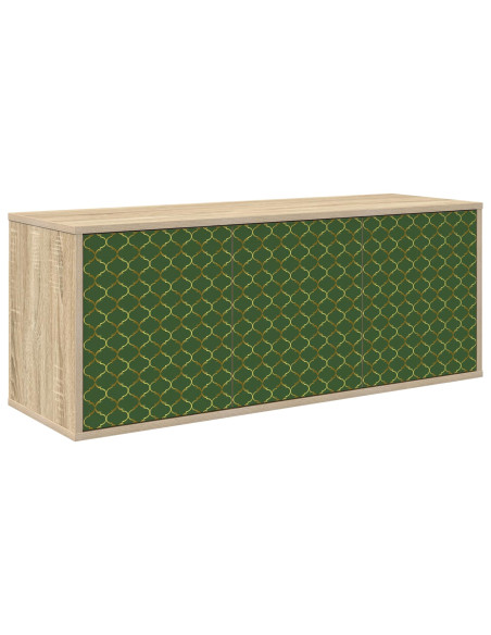 Mobile TV da Parete GELEEN 102 x 33 x 40 cm Rovere Sonoma
