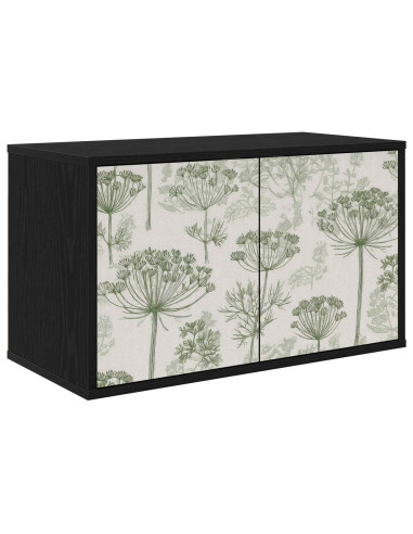 Mobile TV da Parete GOTHA 69 x 33 x 40 cm Rovere Nero