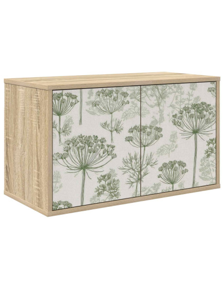 Mobile TV da Parete GOTHA 69 x 33 x 40 cm Rovere Sonoma