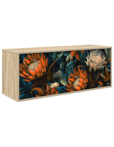 Mobile TV da Parete LOCHEM 102 x 33 x 40 cm Rovere Sonoma
