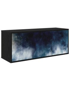 Mobile TV da Parete RAALTE 102 x 33 x 40 cm Rovere Nero