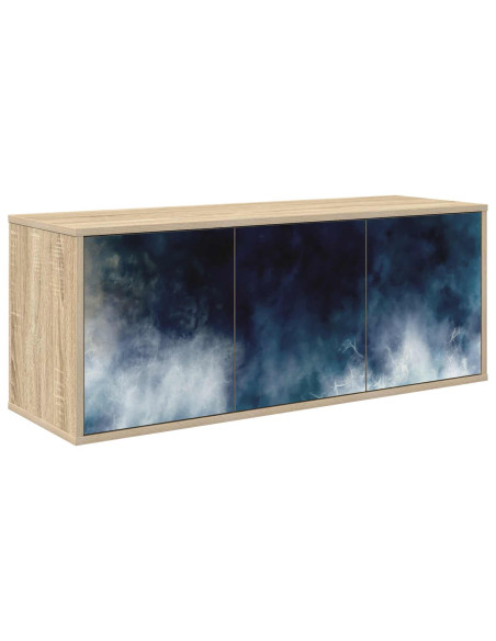 Mobile TV da Parete RAALTE 102 x 33 x 40 cm Rovere Sonoma