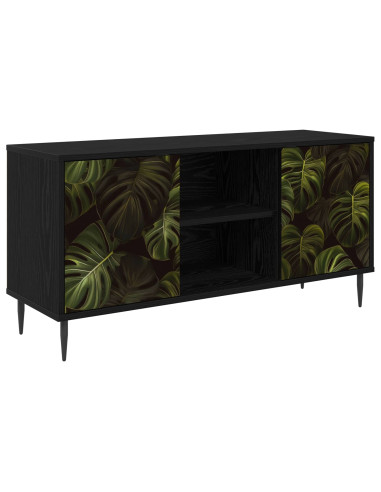 Mobile TV ELBURG 102 x 33 x 51 cm Rovere Nero