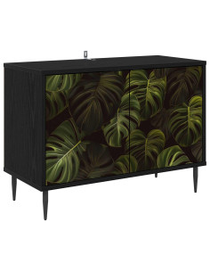 Mobile TV ELBURG 69 x 33 x 50,5 cm Rovere Nero