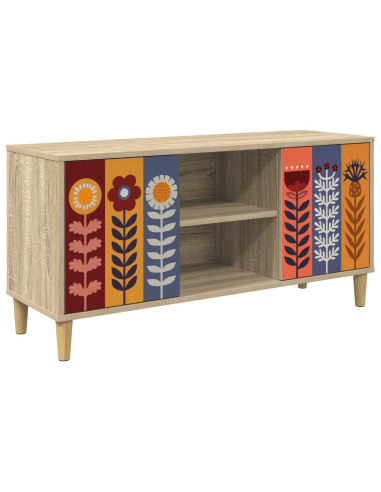 Mobile TV ESSEN 102 x 33 x 50 cm Sonoma Legno ingegnerizzato