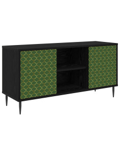 Mobile TV GELEEN 102 x 33 x 51 cm Rovere Nero