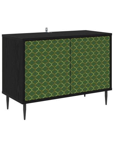 Mobile TV GELEEN 69 x 33 x 50,5 cm Rovere Nero