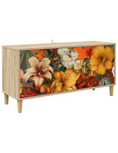 Mobile TV GENNEP 102 x 33 x 50 cm Sonoma Legno ingegnerizzato